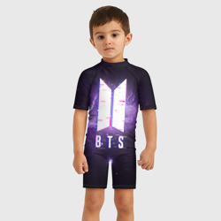 Детский купальный костюм 3D BTS spacе 3D БТС космос - фото 2