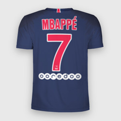 Мужская футболка 3D Slim Mbappe home 18-19
