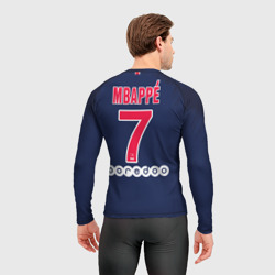 Мужской рашгард 3D Mbappe home 18-19 - фото 2