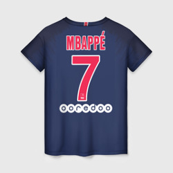 Женская футболка 3D Mbappe home 18-19