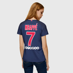 Женская футболка 3D Mbappe home 18-19 - фото 2