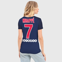 Женская футболка 3D Slim Mbappe home 18-19 - фото 2