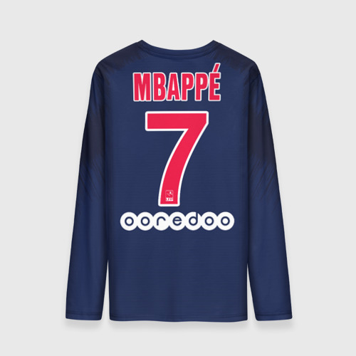 Мужской лонгслив 3D Mbappe home 18-19, цвет 3D печать - фото 2