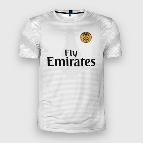 Мужская футболка 3D Slim Mbappe away 18-19