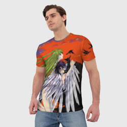 Мужская футболка 3D Code Geass Лелуша обнимает Ангел - фото 2