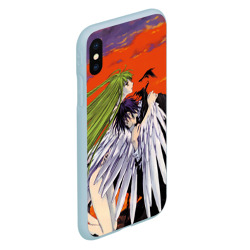 Чехол для iPhone XS Max матовый Code Geass Лелуша обнимает Ангел - фото 2