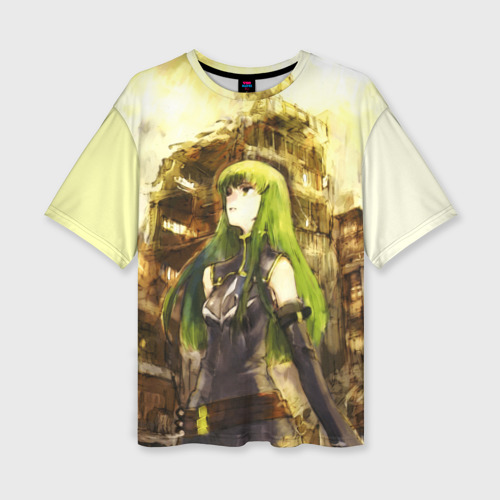 Женская футболка oversize 3D Code Geass art, цвет 3D печать