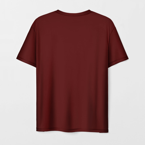 Мужская футболка 3D Красная мандала, цвет 3D печать - фото 2