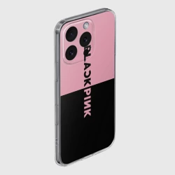 Чехол для iPhone 16 Pro Max силиконовый с защитой камеры Blackpink - фото 2