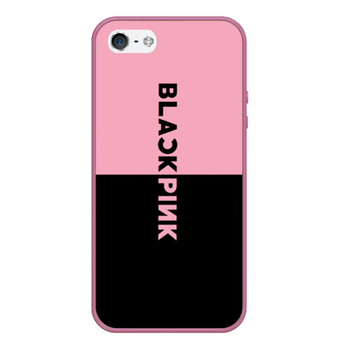 Чехол для iPhone 5/5S матовый Blackpink, цвет розовый