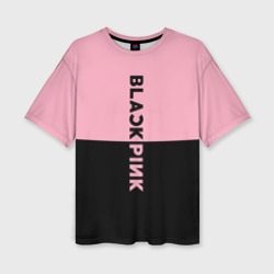 Женская футболка oversize 3D Blackpink