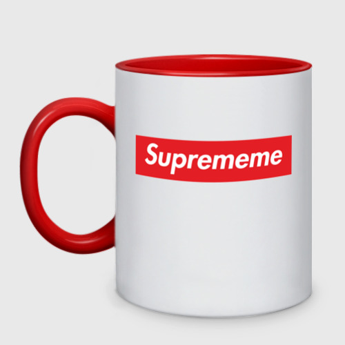 Кружка двухцветная Suprememe