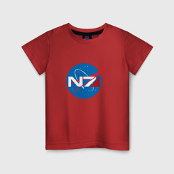 Детская футболка хлопок NASA N7 Mass Effect