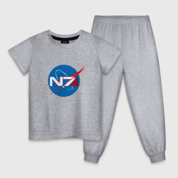Детская пижама хлопок NASA N7 Mass Effect