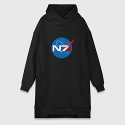 Платье-худи хлопок NASA N7 Mass Effect