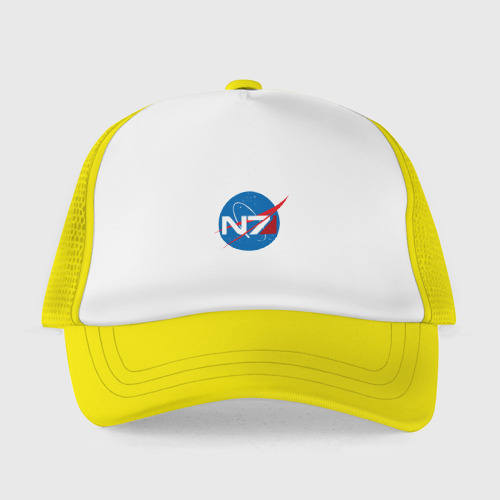 Детская кепка тракер NASA N7 Mass Effect, цвет желтый - фото 2
