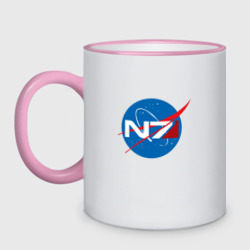 Кружка двухцветная NASA N7 Mass Effect