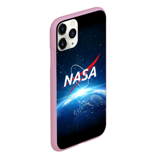Чехол для iPhone 11 Pro Max матовый с принтом NASA, вид сбоку #3
