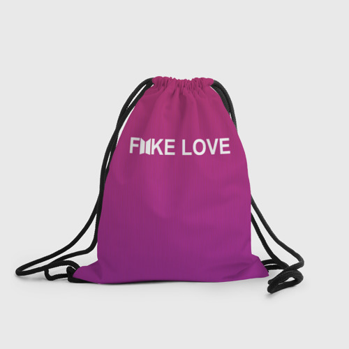 Рюкзак-мешок 3D BTS FAKE LOVE
