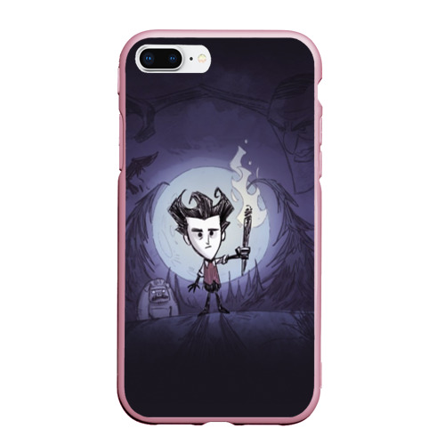 Чехол для iPhone 7Plus/8 Plus матовый Don't Starve 5, цвет розовый