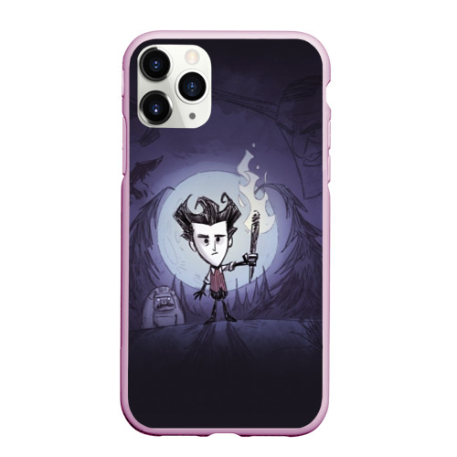 Чехол для iPhone 11 Pro Max матовый Don't Starve 5, цвет розовый