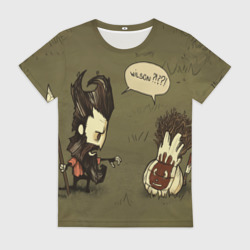 Женская футболка 3D Don't starve