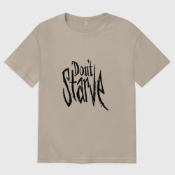 Женская футболка хлопок Oversize Don`t starve