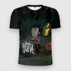 Мужская футболка 3D Slim Don`t starve