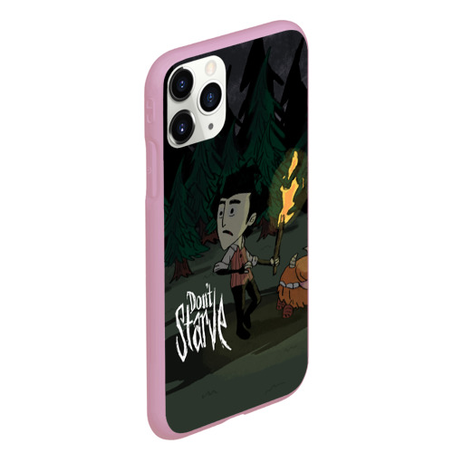 Чехол для iPhone 11 Pro Max матовый Don`t starve, цвет розовый - фото 3