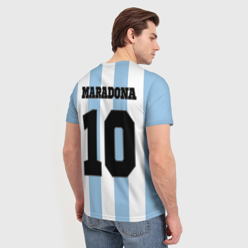 Мужская футболка 3D Марадона Аргентина ретро - фото 4