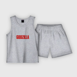 Детская пижама с шортами хлопок Godzilla
