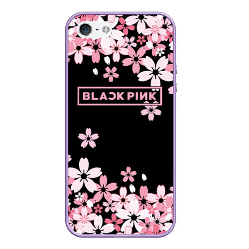 Чехол для iPhone 5/5S матовый Blackpink, цвет светло-сиреневый