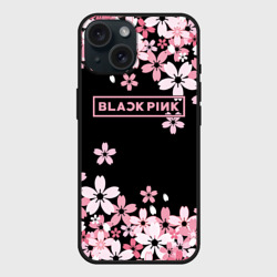 Чехол силиконовый для Apple iPhone 15 матовый Blackpink