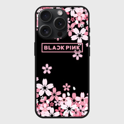 Чехол силиконовый для Apple iPhone 15 Pro матовый Blackpink