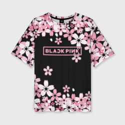 Женская футболка oversize 3D Blackpink