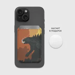 Картхолдер Magsafe магнитный Godzilla Годзилла - фото 2