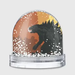 Игрушка Снежный шар Godzilla Годзилла