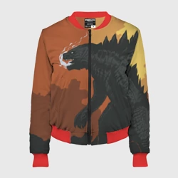 Женский бомбер 3D Godzilla Годзилла