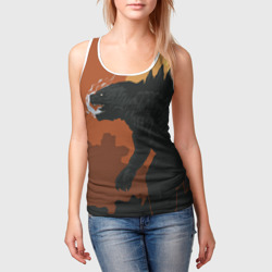 Женская майка 3D Godzilla Годзилла - фото 2