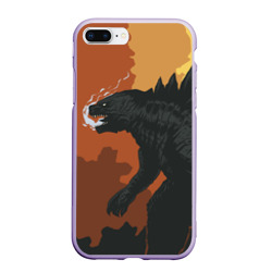 Чехол для iPhone 7Plus/8 Plus матовый Godzilla Годзилла