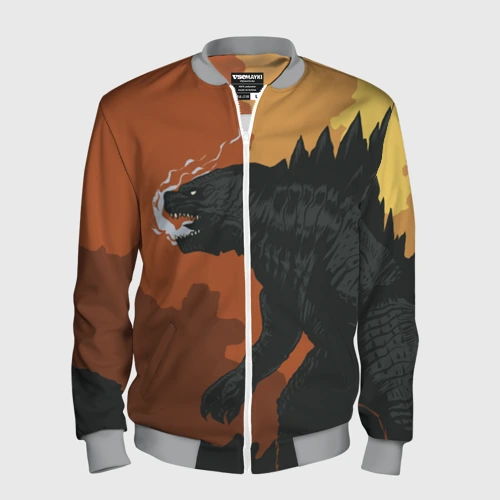 Мужской бомбер 3D Godzilla Годзилла