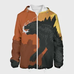 Мужская куртка 3D Godzilla Годзилла