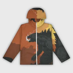 Женская ветровка 3D Godzilla Годзилла