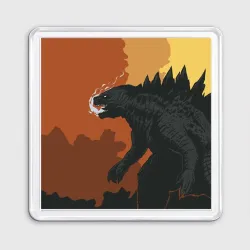 Магнит 55*55 Godzilla Годзилла