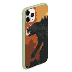 Чехол для iPhone 11 Pro матовый Godzilla Годзилла - фото 2