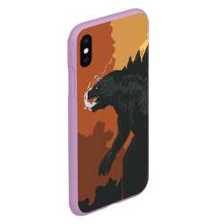 Чехол для iPhone XS Max матовый Godzilla Годзилла - фото 2