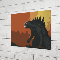 Холст прямоугольный Godzilla Годзилла - фото 2