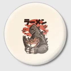 Значок Godzilla кушает Годзилла