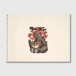 Альбом для рисования Godzilla кушает Годзилла