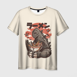 Мужская футболка 3D Godzilla кушает Годзилла